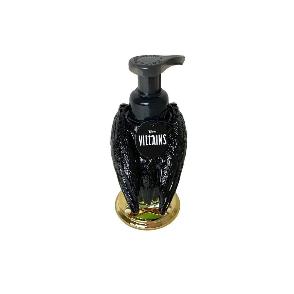 BBW Disney Villains Maleficent Diablo Raven Soap Dispenser‎ Green Gold Black